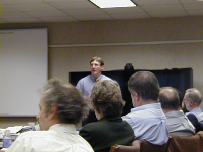 Dr. Drew C. Richardson addressing the National Academy of Sciences